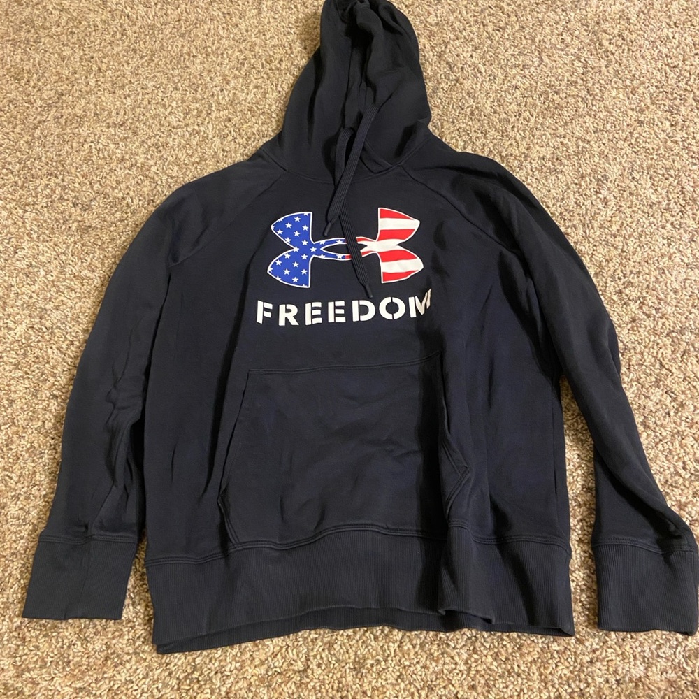 Under Armour Men's Black Freedom Hoodie